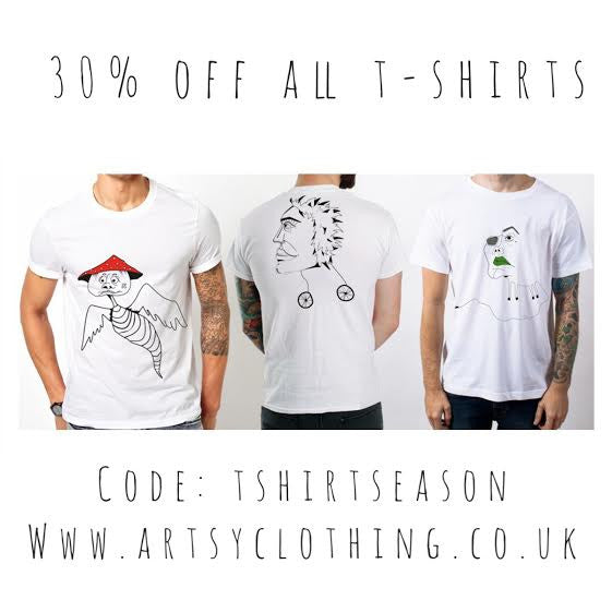 30% OFF all t-shirts!