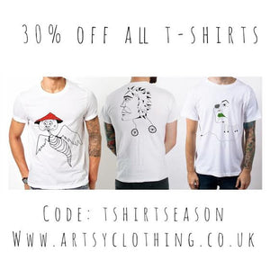 30% OFF all t-shirts!