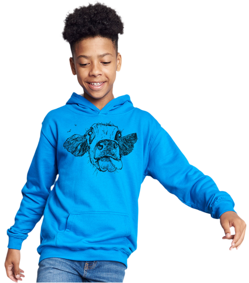 Cow kids hoodie