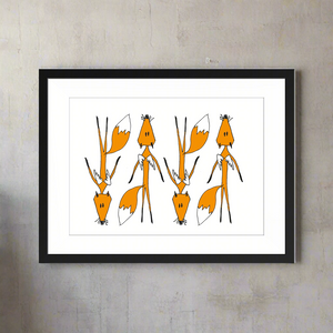 Flying foxes print