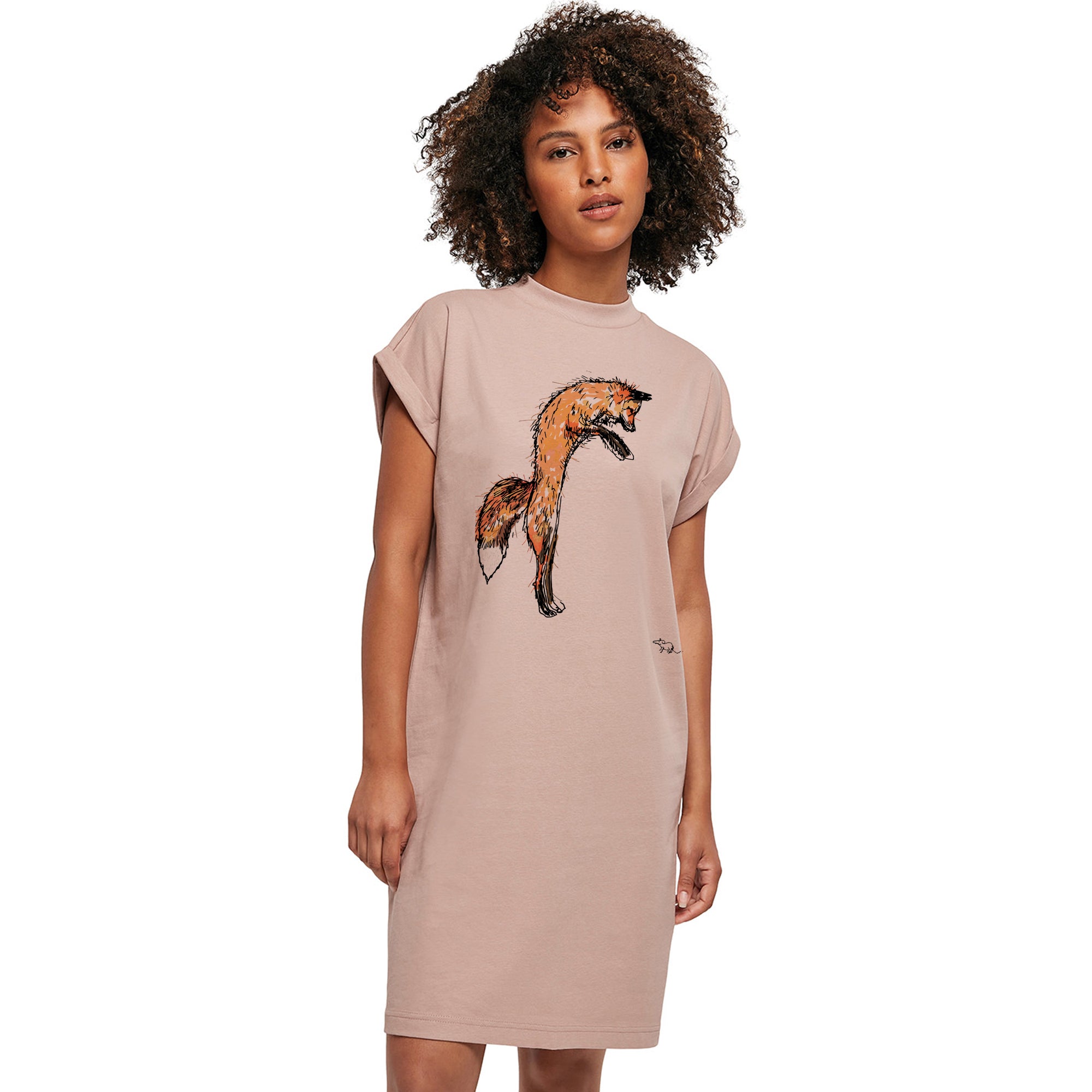 Oversized dress, Fox and mouse