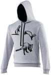 Ferret jump unisex hoodie