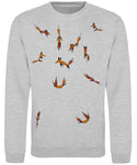 Unisex sweatshirt, fox meeting