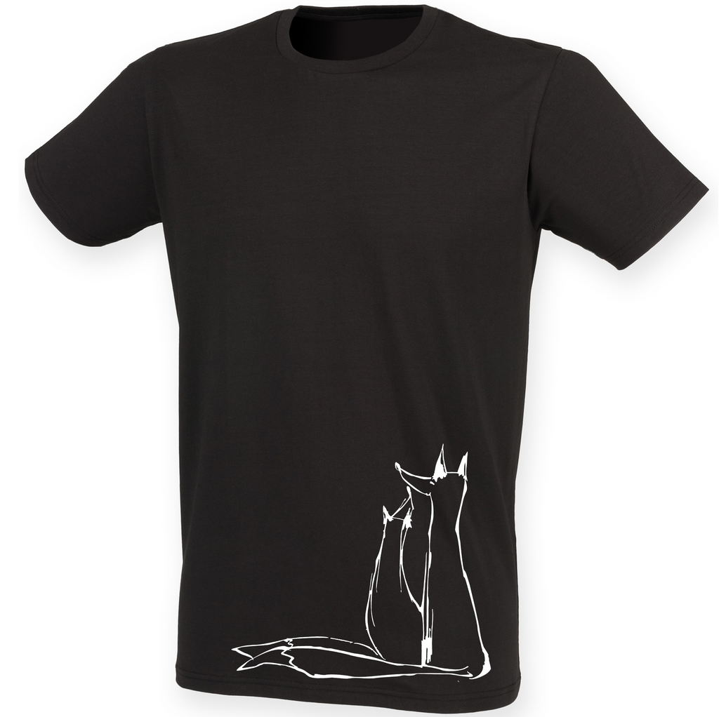 2 Foxes men t-shirt-ARTsy clothing