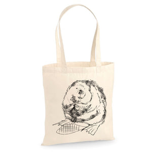 Beaver tote bag