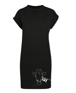 Giraffe dress, black