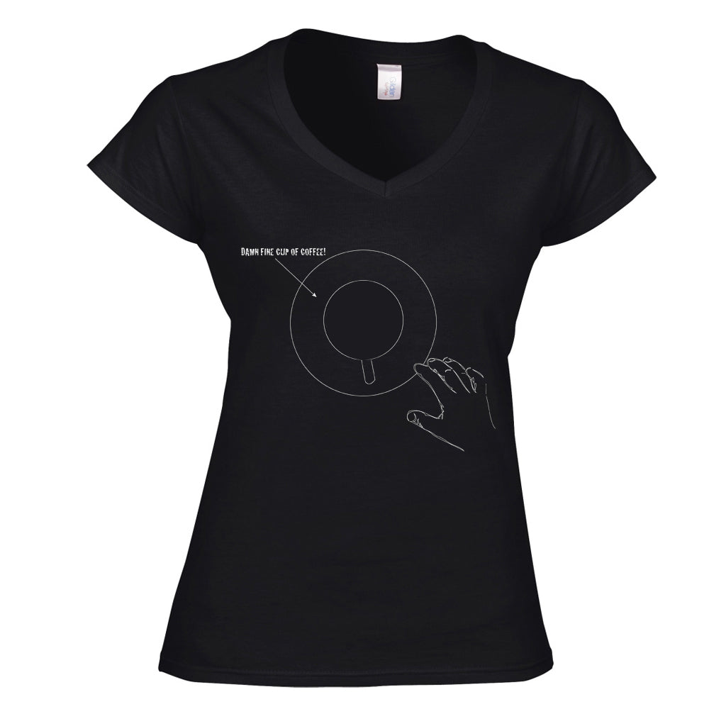 Twin peaks coffee ladies t-shirt