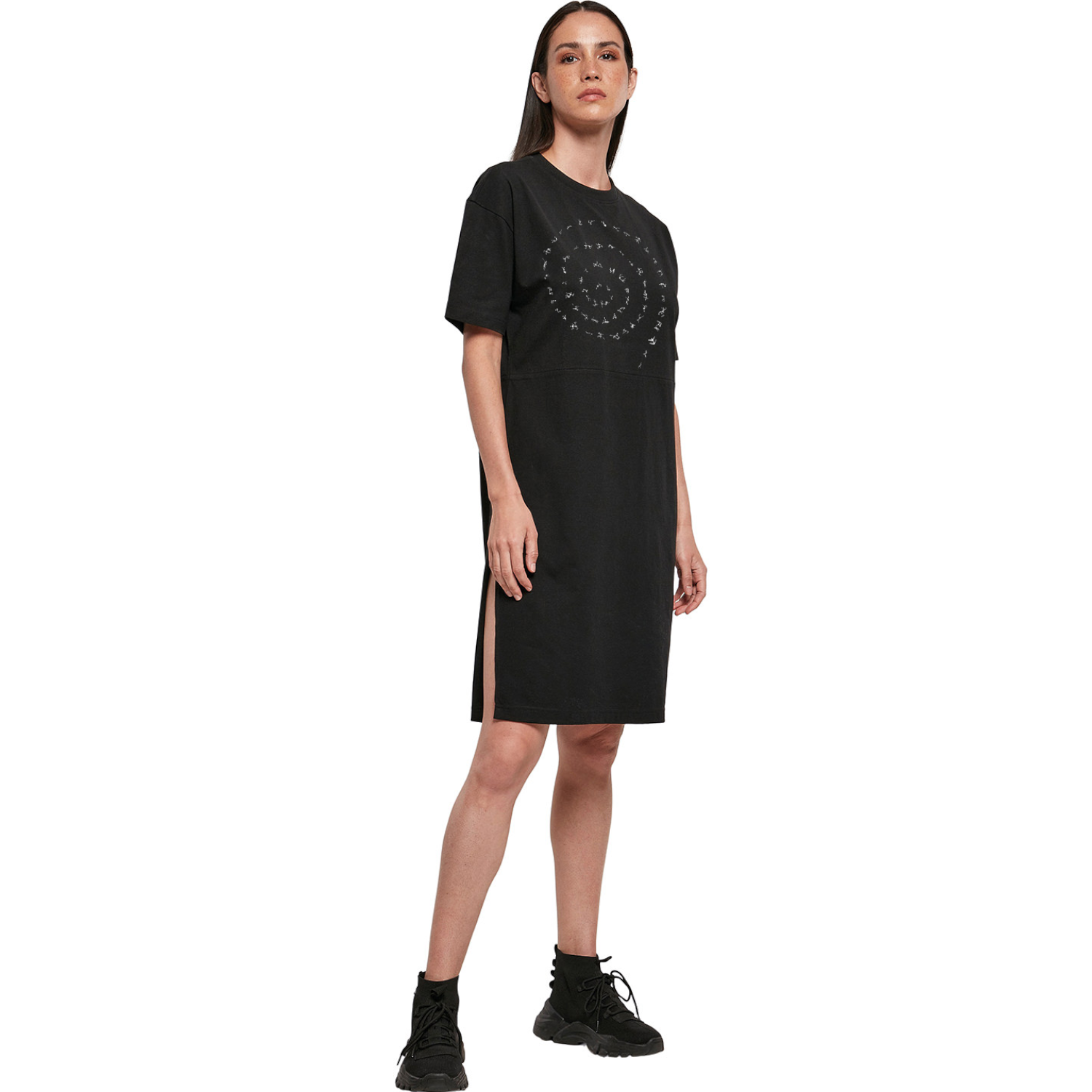 Stickmen oversized tee dress