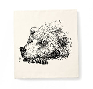 Cushion cover, sleepy bear