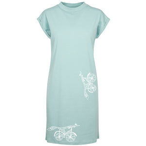 Cycling fox t-shirt dress