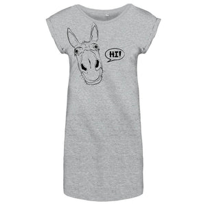 Dress - Donkey Flowy T-shirt Dress, Grey