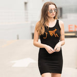 Dress - Leopard Vest Dress, Black