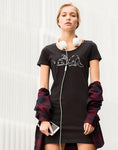 Dress - Sleepy Fox T-shirt Dress