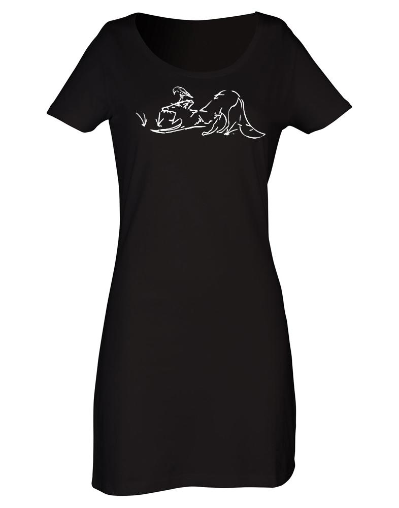 Dress - Sleepy Fox T-shirt Dress