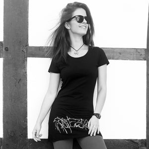 Dress - White Fox In The Grass T Shirt Dress