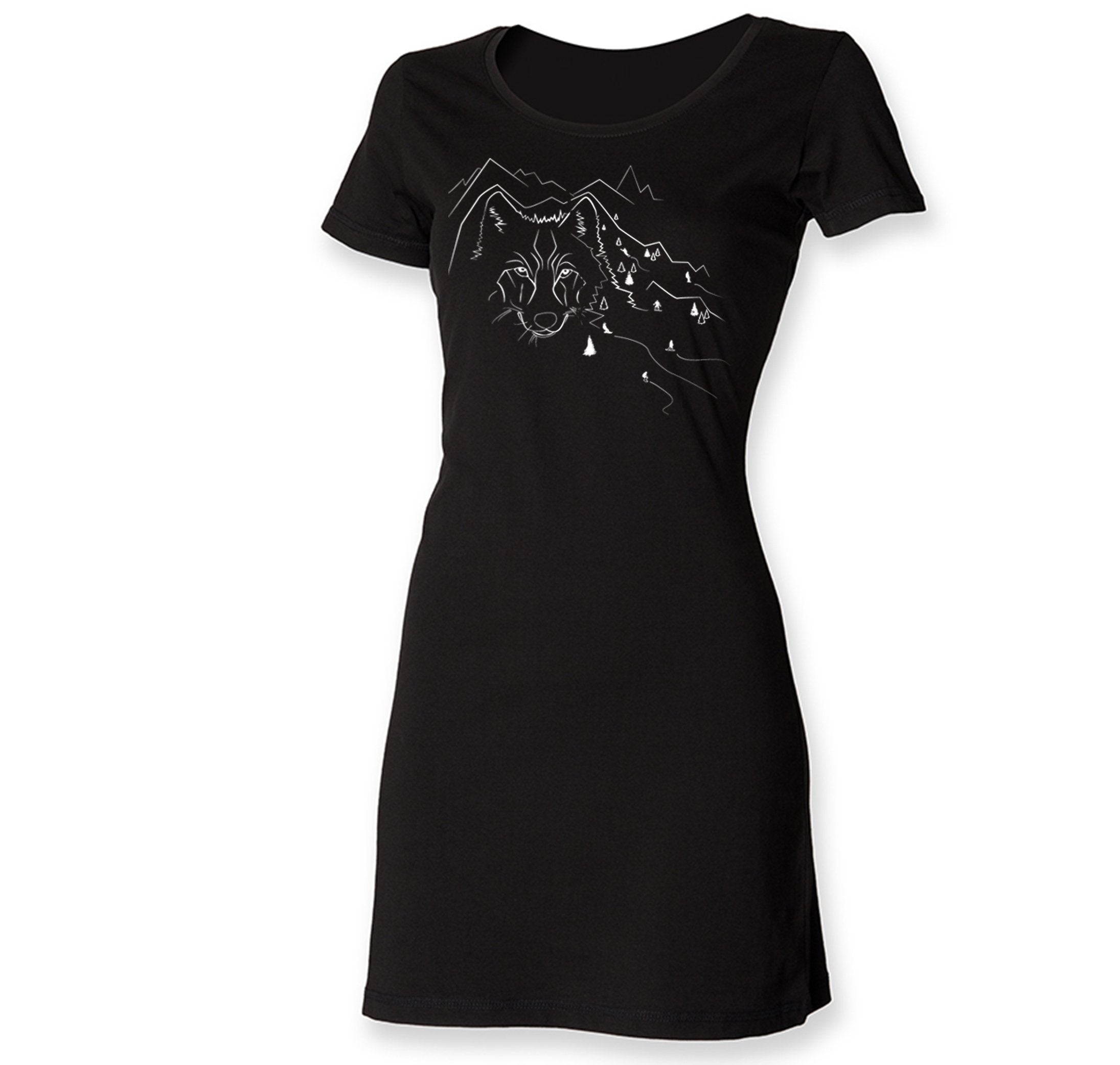 Dress - Wolf T-shirt Dress