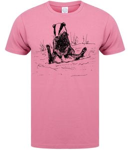 Water Badger men t-shirt