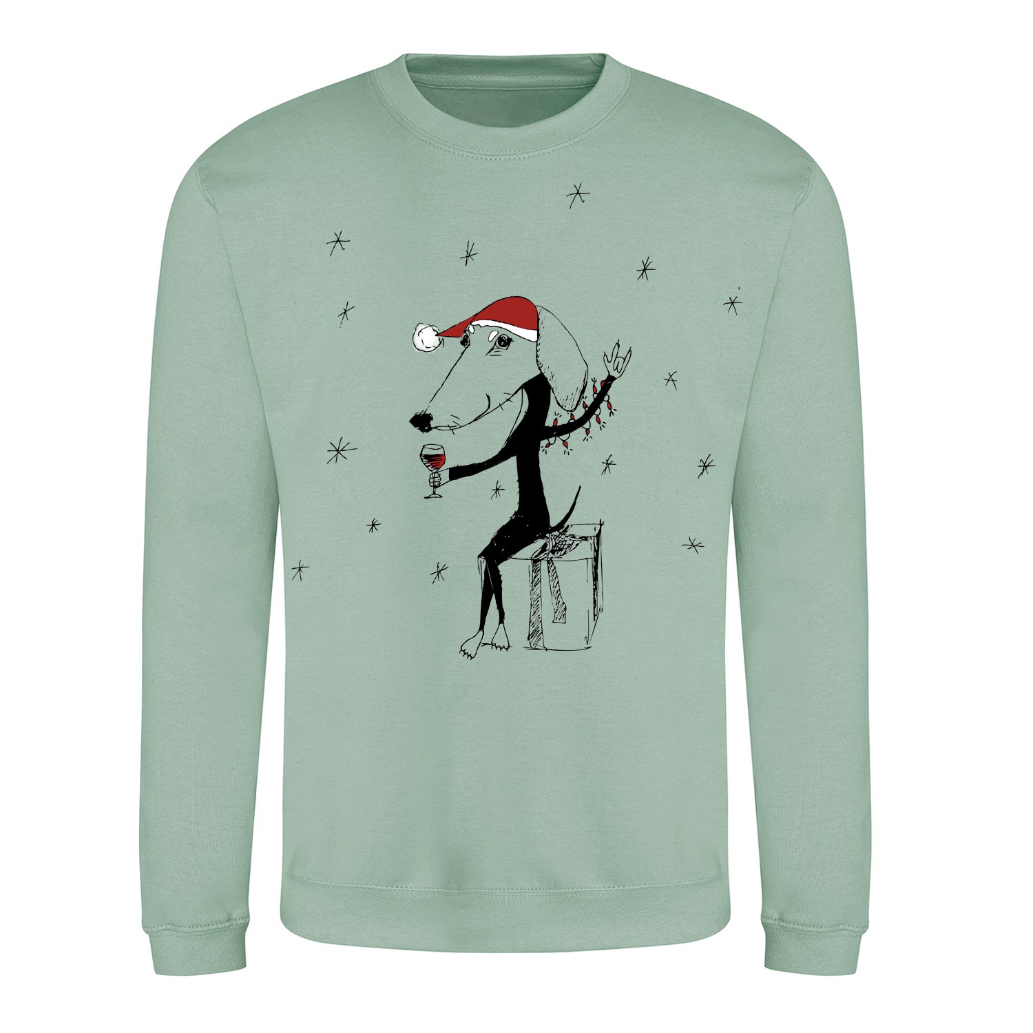 Unisex sweatshirt, Christmas dog