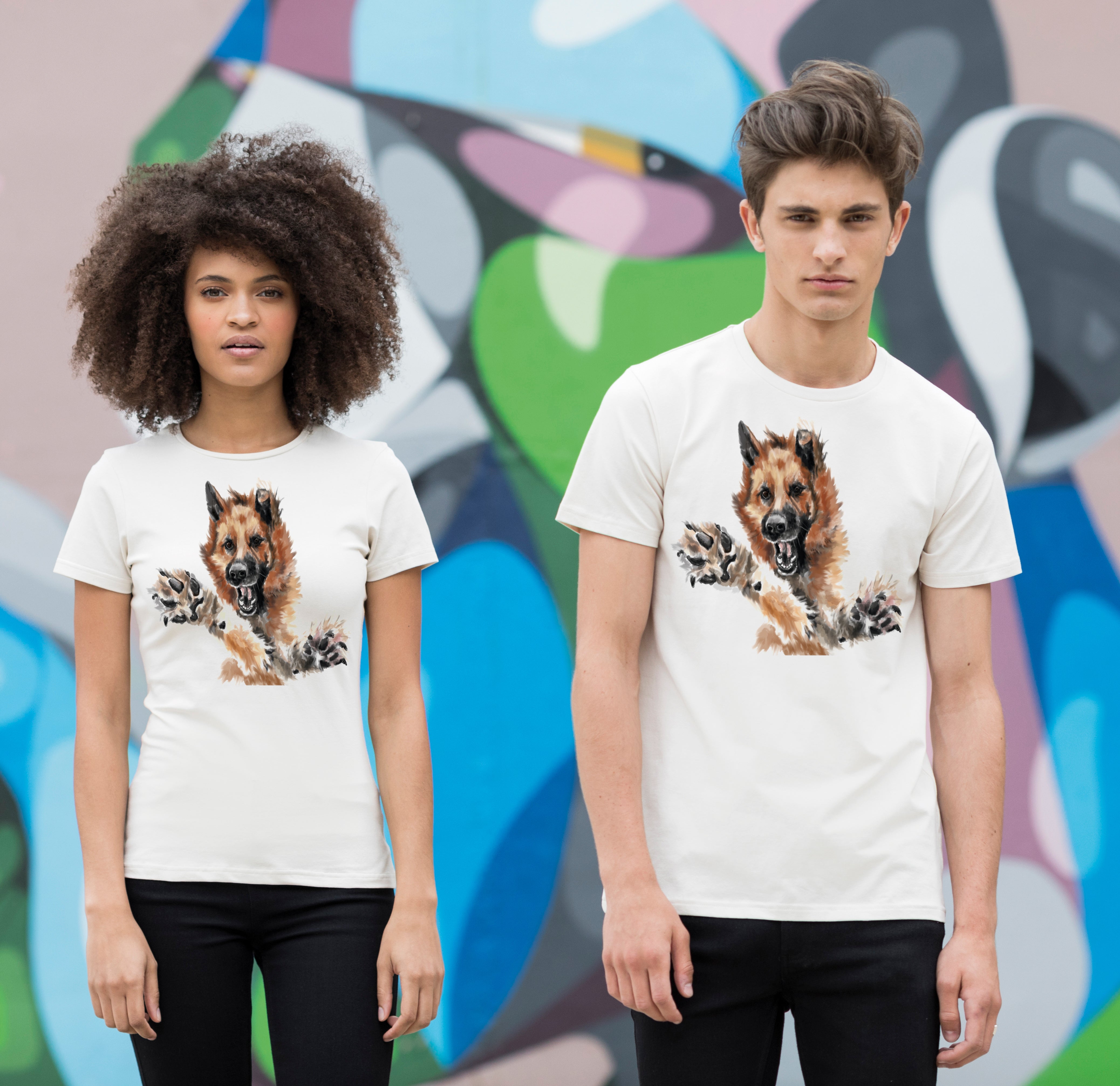 German Shepherd men t-shirt