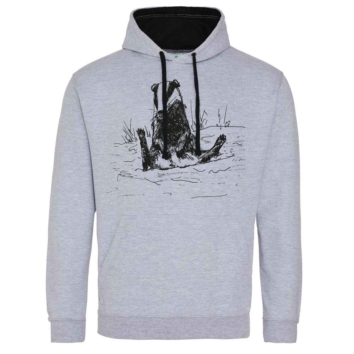 Water Badger unisex hoodie