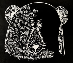 Bear face women t-shirt
