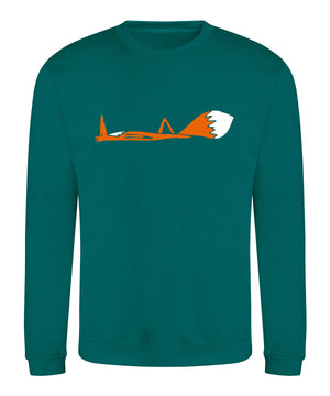 Unisex sweatshirt, fox down