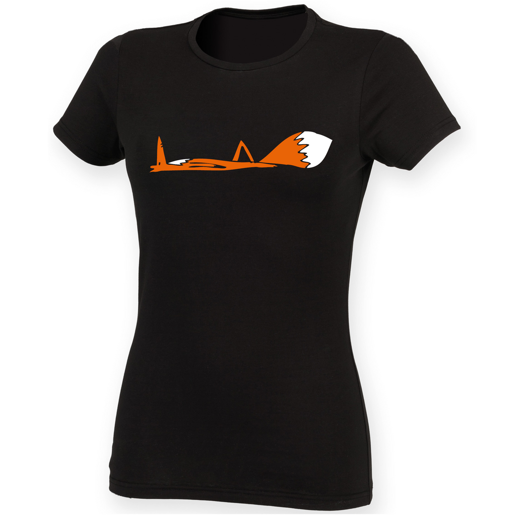Fox down women t-shirt