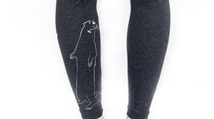 Leggings - Otter Leggings, Charcoal Grey
