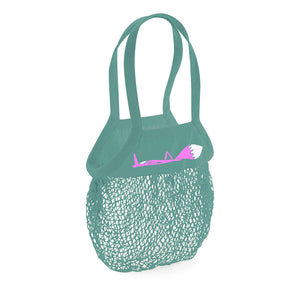 Mesh grocery bag, fox down