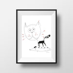 Print - Kitty Cat Art Print