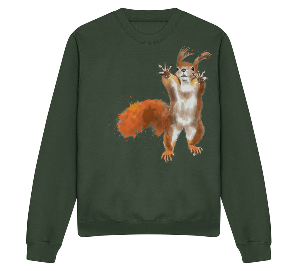 Unisex sweatshirt, Red Squirrel