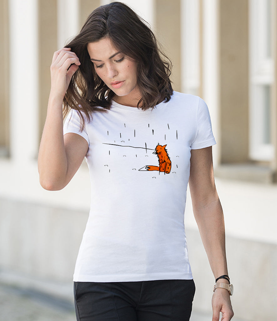 Wet fox ladies t-shirt