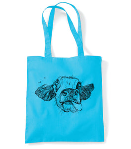 Cow tote bag