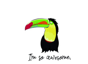 Awesome toucan men t-shirt-ARTsy clothing