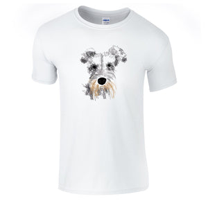 T-shirts - Schnauzer Face T-shirt