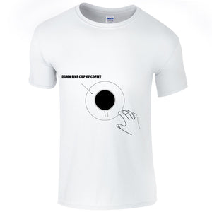 Twin peaks coffee men t shirt ARTsy clothing